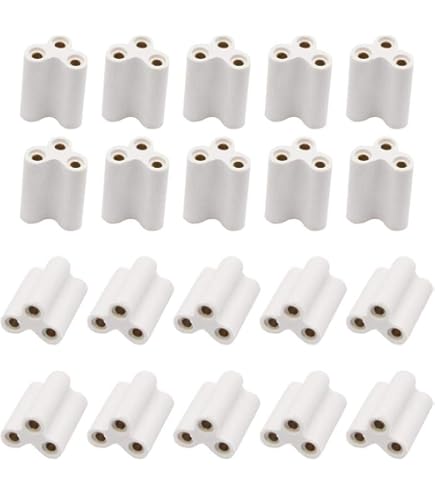 Murtenze T8 LED Light Clips – Pack Of 40, Mounting Brackets For LED Tube Lights
