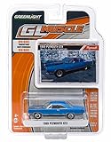 1969 PLYMOUTH GTX (Blue Fire) * GL Muscle Series 13 * 2015 Greenlight Collectibles Limited Edition 1:64 Scale Die-Cast Vehicle & Collector Trading Card