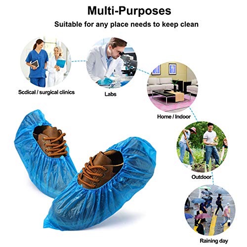 Shoe Covers Disposable 100 Pack（50 Pairs） Disposable Shoe & Boot