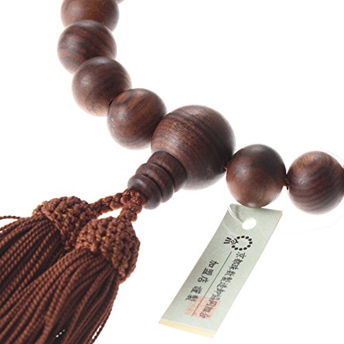 Newstone Kyoto-Made Ojuzu Buddhist Prayer Beads, Sendan Wood