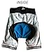 sponeed Biking Shorts Men Padded Tights Bicycle Pants Triathlon Mountain Bike US S Red Multi