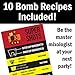 Da Bomb Cups 150 Pack Disposable Jager Bomb Cups. Measure Two Part Bomber Shot Glasses for Great Taste Every Time! Throw a Great Party with Recipe Card & 4 Colors to Impress Guests!