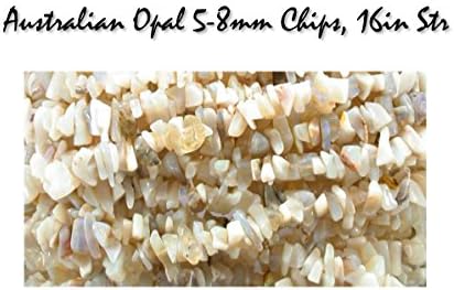 Genuine Australian Opal 5-8mm Chip Nugget Beads, 16 inch Strand for Jewelry Making