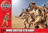 Airfix A02707 1:32 Scale British 8th Army Figures Classic Kit Series 2