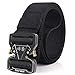 Tactical Belt,1.5 Inch No Holes Quick Release Heavy Duty Tactical Belt for Men and Women-Tactical Belt for Cargo Pants