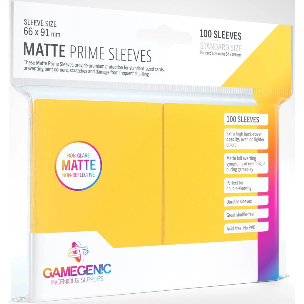 Gamegenic Matte Prime Sleeves (100-Pack)