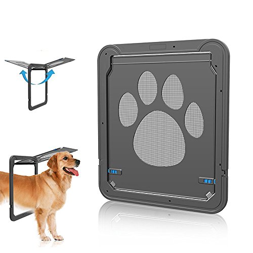 install dog door in screen door