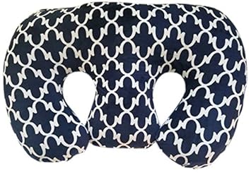 Amazon Com Twin Z Pillow 1 Designer Navy Lattice Free Travel