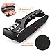 BOOCOSA Kitchen Knife Sharpener – The best 3-Stage Diamond Knife Sharpener Sharpening System Suit for Any Type of Knife, and Ergonomically Designed is Chef’s Choice Knife Sharpener … (Black)