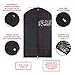 Magicfly Garment Bags for Suits, 42 Inch Suit Cover Bag for Men Travel, Hanging Cover for Men Suits Full Zipper, Pack of 3, Black