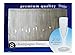 Plexware 5 Oz Clear Premium One Piece Plastic Champagne Flutes 8/pk (Champagne Flute)