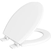 PROFLO PFTSWEC1000 Round Closed-Front Toilet Seat with Quick Release and Lid - White