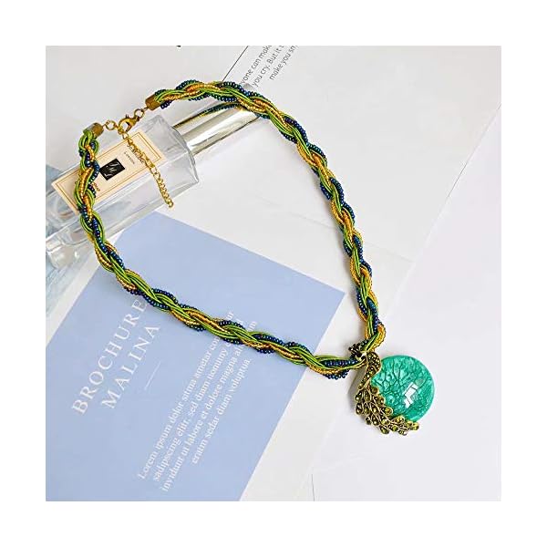 2019 Joyas Bohemia declaración collares mujeres Rhinestone joya colgante Collar | DeHippies.com