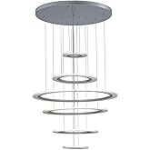 ET2 Saturn II-630W 6 LED Pendant-30 Inches Wide by 0.5 inches high