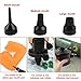 OKPOW Electric Portable Air Pump 110V AC/12V DC Pump for Inflatables Air Mattress Raft Bed Boat Pool Toy