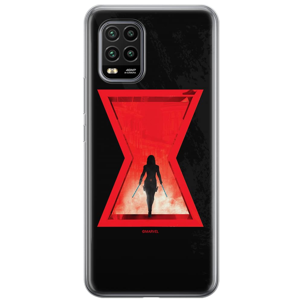 ERT GROUP mobile phone case for Xiaomi MI 10 LITE original and officially Licensed Marvel pattern Black Widow 009 optimally adapted to the shape of the mobile phone, case made of TPU