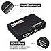 4K HDMI Splitter 1 in 2 3 4 Out 4K@30HZ, WEILIANTE V1.4 HDCP Powered HDMI Splitter with AC Adaptor 1 Input to 4 Outputs, Supports 3D 4K HD1080P for PS4 XboxRoku Blu-Ray Player Apple TV HDTV