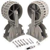 Inflatable Boat Launching Wheels,Marine Flip-up Dinghy Wheels Nylon Ribs Towing Wheels Dinghy Wheeler for Boat Trailer Trolly