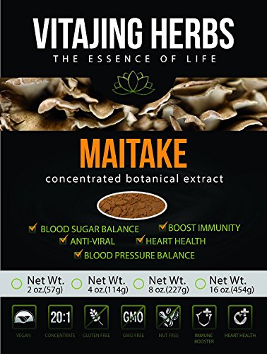 Maitake Mushroom Extract Powder ★★★20:1 CONCENTRATION★★★ (2oz-57gm) ★ORGANIC & CONTAMINANT FREE TESTED★