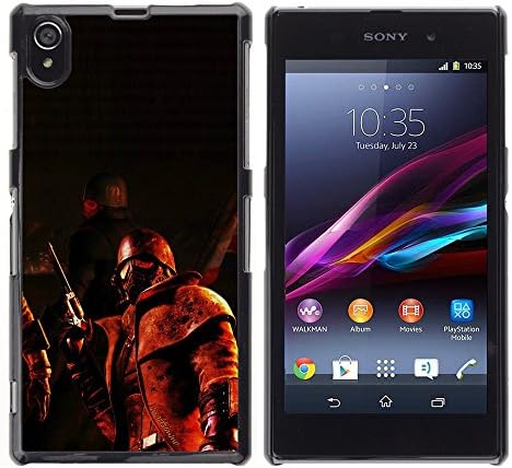 LauStart ( Fall0out Apocalypse Soldier ) Sony Xperia Z1 L39 Colorful Printed Hard Protective Back Case Cover Shell Skin for