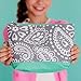 Parker Paisley Print Small Travel, Purse, Cosmetic Accessory Pencil Bag 9 In - Can Be Personalized (Blank)