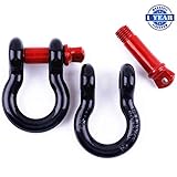 XYZCTEM Towing D-Ring Shackles 3/4