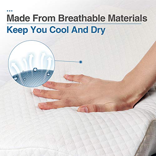 Memory Foam Pillow, Ergonomic Cervical Pillow for Neck Pain for Side
