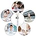 Forehead and Ear Thermometer,TreasureMax Infrared Digital Thermometer for Baby,Kids and Adults with Fever Indicator CE and FDA Approved.Upgraded in 2018