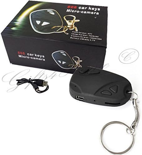 MICRO SPY HIDDEN MINI DVR CAMERA CAR KEY FOB KEYCHAIN CAMCORDER VIDEO RECORDER by Gifts4Home