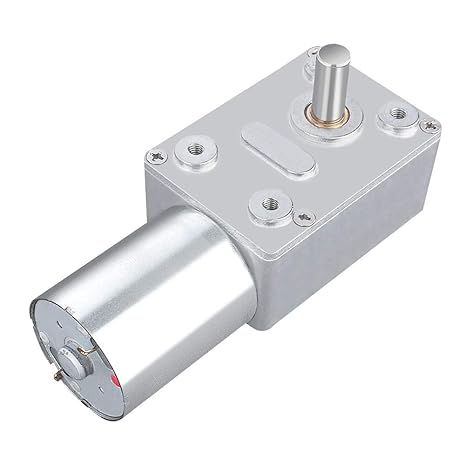 DC 12V Reversible Hochdrehmoment Turbo Schnecke Getriebe Gleichstrommotor Geschwindigkeitsreduzierung Elektromotor Total Meta