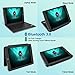 iPad Keyboard Case for The 2018 iPad (6th Gen), 2017 iPad (5th Gen), iPad Pro 9.7, iPad Air 1 - Auto Sleep/Wake - Detachable & Quiet - 7 Color Backlit - Wireless/Bluetooth - iPad Case with Keyboard