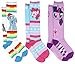 My Little Pony Girls' Knee High Socks 3 Pack Size 6-8 Rainbow Dash Pinkie Pie