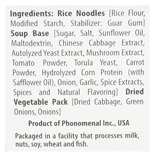 PHO’NOMENAL PHO VEGGIE SOUP, 2.1 OZ
