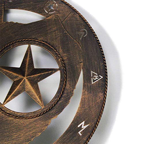 15" Metal Barn Wall Decor Texas Western Barn Farmhouse Star Wall Plaque