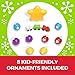 Step2 My First Christmas Tree, Kids Interactive Holiday Toy, 12 Colorful Plastic Ornaments to Decorate, Mini Train Set Circles the Skirt, Made of Durable Plastic, For Toddlers 1.5+ Years Old