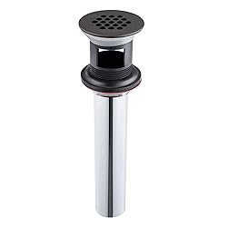 Grid Drain Strainer Assembly with Overflow for