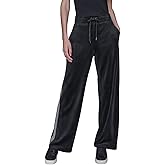 Karl Lagerfeld Womens Straight Leg Athleisure Velour Jogger