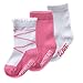 Luvable Friends 3-Pack Shoe Socks, Pink Princess, 12-24