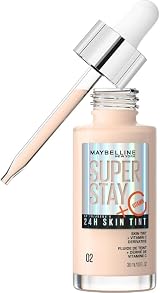 Maybelline Super Stay Skin Tint Foundation Vitamin C Vegan Shade 2 24H