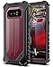 ELV Holster for Samsung Galaxy Note 8 Case, Belt Clip Rugged Case with Kickstand for Samsung Galaxy Note 8 (Burgundy/Black)