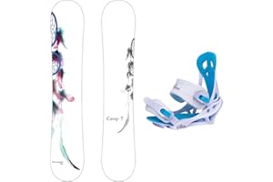 New Camp Seven Dreamcatcher Snowboard +Mystic Bindings Women's Snowboard Package