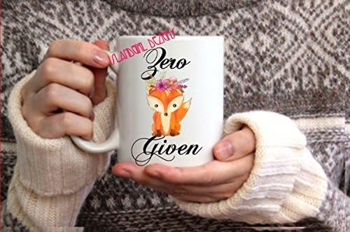 ZERO FOX GIVEN Mug, Funny Coffee Cup, Adult Gift, Office Gift, Funny Coffee Mugs, Novelty Gifts, Christmas Gift, CoWorker Gift, Funny Quote
