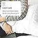 Eyelet Premium White Sheets | Queen Size Brushed Microfiber 4-Piece Sheet Set | Lightweight, Soft, Deep Pocket, Lace Embellishments, Wrinkle Resistant & Fade Resistant with 30 Day