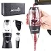 Jack Robin Red Wine Aerator Glass Decanter Pourer - Instantly Improve Any Wine - Premium Wine Gift Set - Brilliant Gift For Wine Lovers - With Free Wine Stopper As A Bonus - For Better Tasting Wine