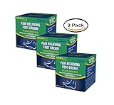 PACK OF 3 - MagniLife Pain Relieving Foot Cream, 4.0 OZ