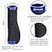 TOPCABIN Ergonomic Design Bicycle Handlebar Grips Widen Holding Surface (blue)