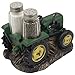 Vintage Farm Tractor Salt and Pepper Shaker Set with Decorative Display Stand Holder Figurine for Rustic Country Kitchen Decor & Old Fashioned Table Decorations As Retro Model Gifts for Farmers by Home-n-Gifts