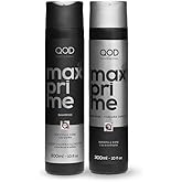QOD PRO Max Prime Shampoo and After Straightening Mask Set | For Straight or Straightened Hair | Prolong The Smooth Effect or Straighted Hair| 300ML - 10fl oz each