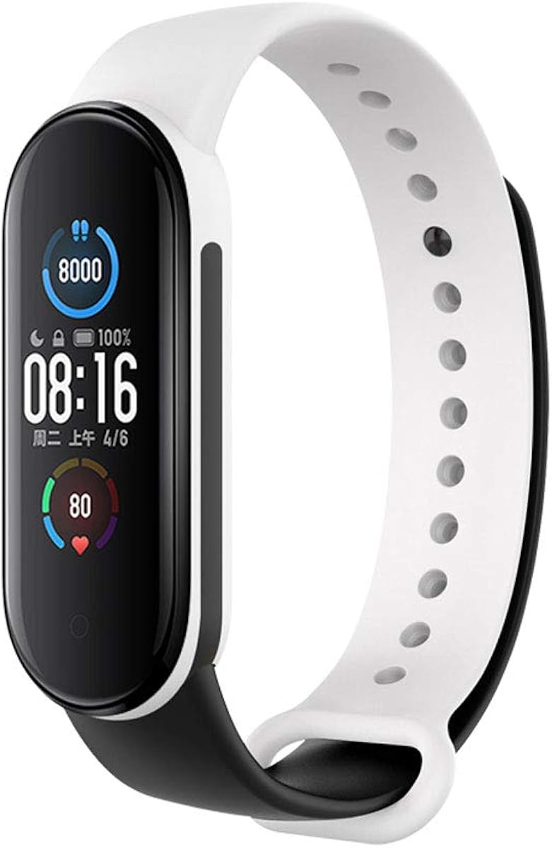 Aerku Bracelet Compatible for Xiaomi Mi Band 6 Women Men Silicone