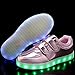 EQUICK Kids Light Up Casual Shoes Flashing Double Velcro LED Sneakers With 11 Colors Modes For Boys and Girls In Halloweens,D5001,L06,33